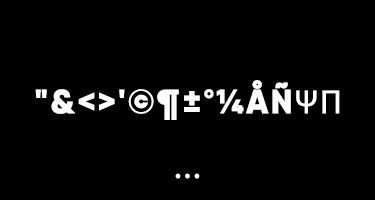 Umlaute und Sonderzeichen in HTML